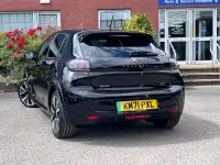 Used Peugeot e-208 Premium 98 kW (134 HP) 2021 Black Hatchback