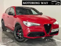 Begagnad Alfa Romeo Stelvio 280 HK (205 kW) 2017 Röd SUV