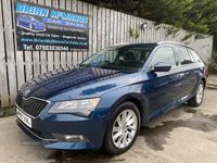 Used Skoda Superb SE Technology 150 HP (110 kW) 2018 Blue Estate