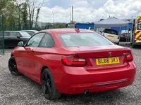 Used BMW 218 Sport Line 2016 Red Coupe