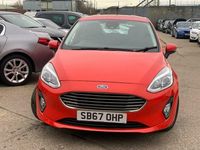 Used Ford Fiesta Zetec 100 HP (73 kW) 2018 Red Hatchback