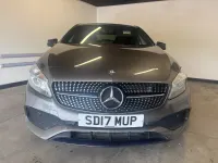 Used Mercedes A200 AMG line 136 HP (100 kW) 2017 Grey Hatchback