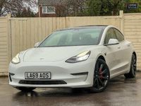 Used Tesla Model 3 Performance 461 kW (627 HP) 2019 White Sedan