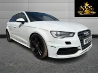 Used Audi A3 S-Line 2013 White Hatchback