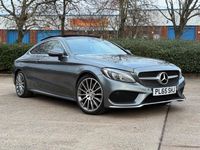 Begagnad Mercedes C250 AMG Line Premium Plus 2016 Grå Sportkupé