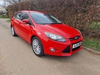 Used Ford Focus Zetec 2014 Red Hatchback
