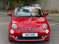 Used Fiat 500 Lounge 69 HP (50 kW) 2015 Red Hatchback