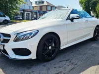 Used Mercedes C220 AMG Line Premium Plus 2017 White Cabriolet