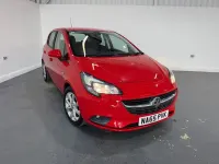 Used Vauxhall Corsa 90 HP (66 kW) 2015 Red Hatchback