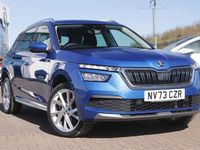 Used Skoda Kamiq SE L Executive 147 HP (108 kW) 2023 Race blue metallic SUV