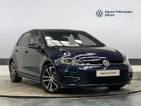 Begagnad VW Golf VII R-line Edition 150 HK (110 kW) 2020 Blå Halvkombi