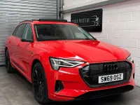 Used Audi e-tron 300 kW (408 HP) 2019 Red SUV