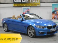 Used BMW 420 Cabriolet M Sport 181 HP (133 kW) 2014 Blue Cabriolet