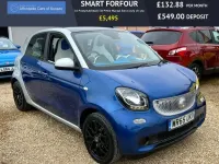 Used Smart ForFour Proxy 71 HP (52 kW) 2015 Blue Hatchback