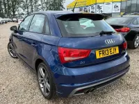 Used Audi A1 Sportback S-Line 122 HP (89 kW) 2013 Blue Hatchback