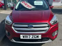 Used Ford Kuga Zetec 120 HP (88 kW) 2017 Red SUV