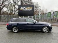 Used Mercedes C350e 2018 Blue Estate