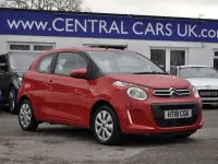 Usado Citroën C1 Feel 68 CV (50 kW) 2018 Rojo Utilitario