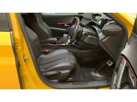 Used Peugeot e-208 GT 100 kW (136 HP) 2021 Yellow Hatchback