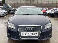 Used Audi A3 102 HP (75 kW) 2009 Blue Hatchback
