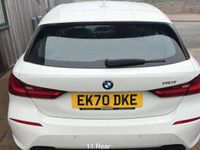 Used BMW 118 Sport Line 140 HP (102 kW) 2020 White Hatchback