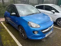 Used Vauxhall Adam S 70 HP (51 kW) 2016 Blue Hatchback