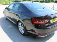 Used Skoda Superb SportLine 150 HP (110 kW) 2018 Black Hatchback