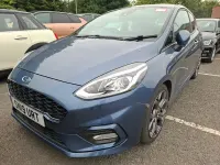 Used Ford Fiesta ST-Line 100 HP (73 kW) 2019 Blue Hatchback
