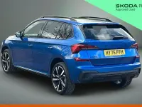 Used Skoda Kamiq Monte Carlo 115 HP (84 kW) 2025 Race blue metallic SUV