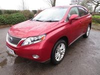 Used Lexus RX450h 2010 Red SUV
