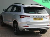 Used Skoda Karoq SportLine 150 HP (110 kW) 2023 Brilliant silver metallic SUV