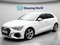 Begagnad Audi A3 S-Line 148 HK (108 kW) 2022 Vit Sedan