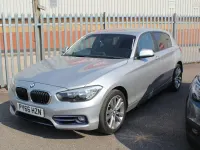 Used BMW 118 Sport Line 150 HP (110 kW) 2016 Silver Hatchback