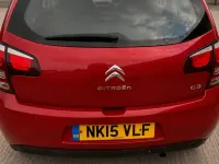 Used Citroën C3 PureTech 82 HP (60 kW) 2015 Red Hatchback
