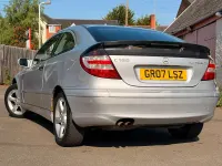 Used Mercedes C180 SE 143 HP (105 kW) 2007 Silver Coupe