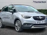 Used Vauxhall Crossland X Elite 131 HP (96 kW) 2020 Quartz grey SUV