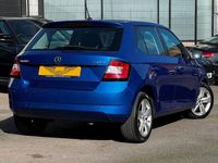 Used Skoda Fabia SE L 110 HP (80 kW) 2015 Blue Hatchback