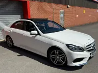 Used Mercedes E220 AMG Line Premium 174 HP (127 kW) 2014 White Sedan