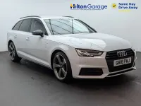 Used Audi A4 Black Edition 190 HP (139 kW) 2018 White Estate