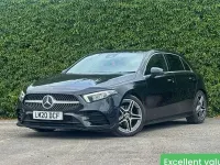 Used Mercedes A180 AMG line 136 HP (100 kW) 2020 Black Hatchback