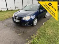 Used VW Golf VI Match 103 HP (75 kW) 2008 Blue Hatchback