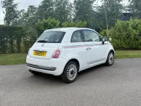 Used Fiat 500 Lounge 85 HP (62 kW) 2011 White Hatchback