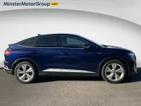 Begagnad Audi Q4 e-tron S-Line 150 kW (204 HK) 2023 Blå SUV