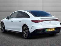 Used Mercedes EQE350 AMG line 214 kW (292 HP) 2025 Opalite white bright Sedan