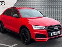 Used Audi Q3 Black Edition 180 HP (132 kW) 2018 Red SUV