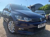 Used VW Touran SEL 150 HP (110 kW) 2018 Blue MPV