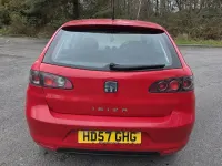 Used Seat Ibiza Reference 70 HP (51 kW) 2008 Red Hatchback