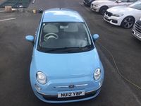 Used Fiat 500 Pop 69 HP (50 kW) 2012 Blue Hatchback