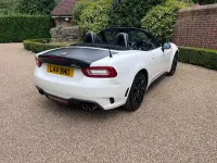 Used Abarth 124 Spider 170 HP (125 kW) 2017 White Cabriolet