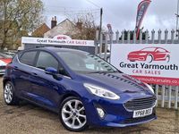 Used Ford Fiesta Titanium 125 HP (91 kW) 2018 Blue Hatchback